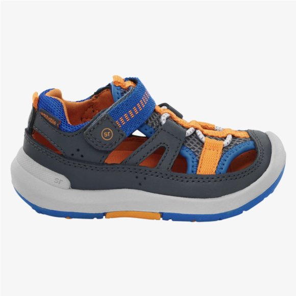NEW Stride Rite Sizes 5 - 9 Toddler Boys Wade Sneaker Sandal Machine Washable - Picture 3 of 8